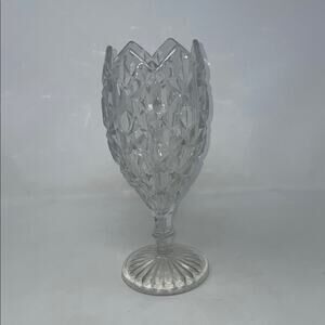 Antique Columbia Glass Henrietta Clear Vase